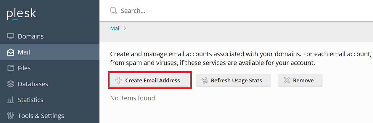 create mail address