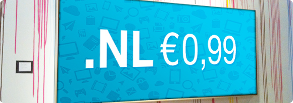 Registreer je .NL domeinnaam voor € 0,99